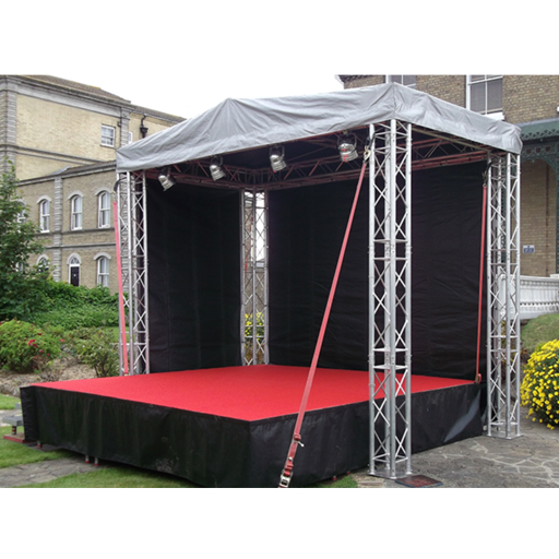 Mini Stage 2 hire with carpet or vinyl